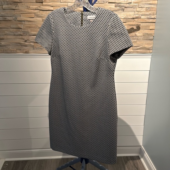 Calvin Klein Short Sleeve Shift Dress. Size 8. Business attire. - Picture 1 of 5